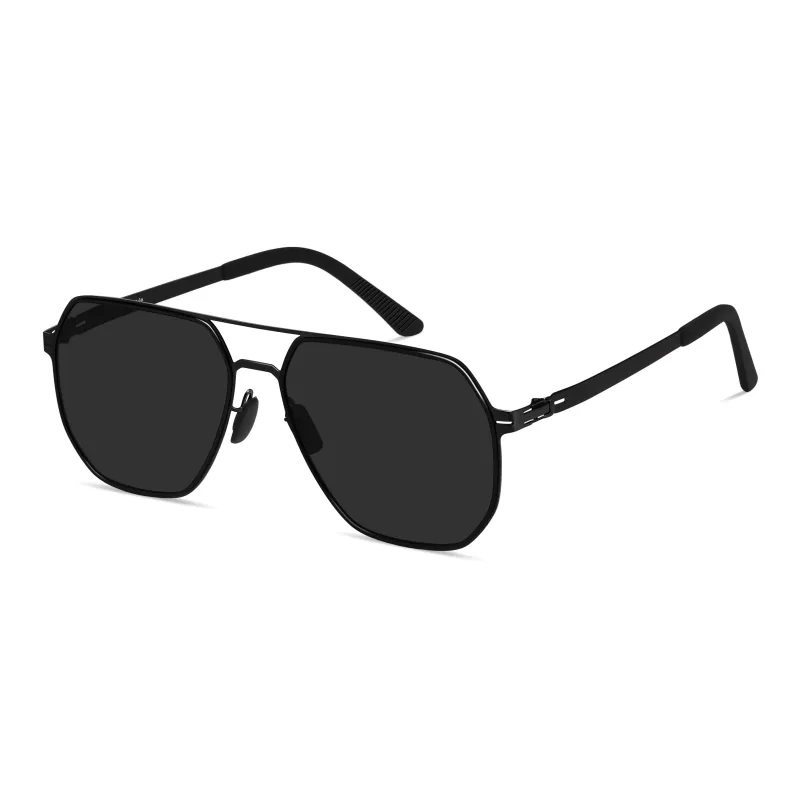 HLA Stainless Steel Aviator Sunglasses Men's-1