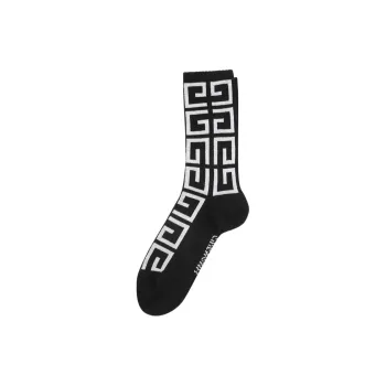 Givenchy Mid Calf Socks Men's 1 Pack Black