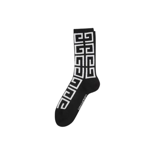 Givenchy Mid Calf Socks Men's 1 Pack Black