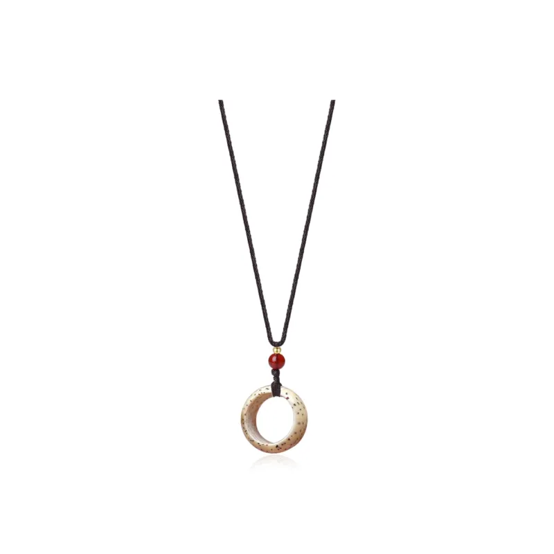 Shiban Star Moon Bodhi Seeds Necklaces Unisex-4