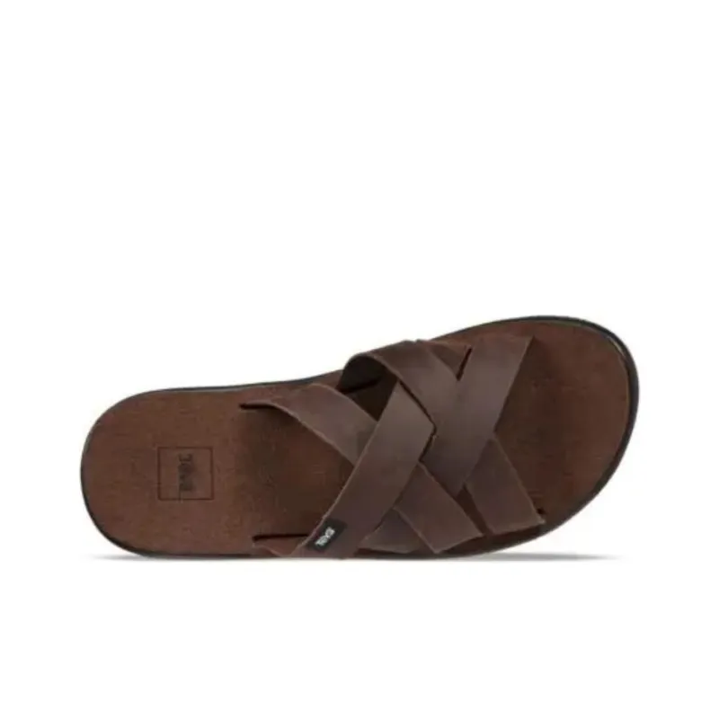 Teva Slip-Resistant Slide Slippers Men's Brown-3