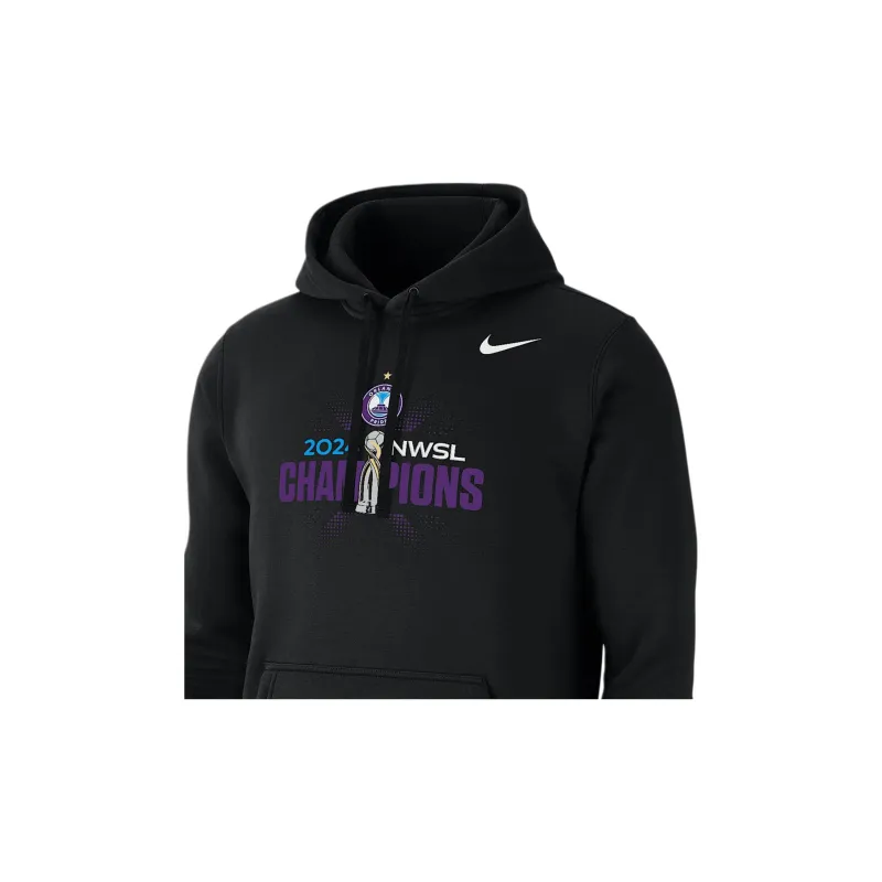 Nike Orlando Pride 2024 Nwsl Champions Club Men's Nike Fleece Pullover Hoodie-1