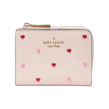 Kate Spade Cow Split Leather Wallet Small Size Women's Sugar Pink