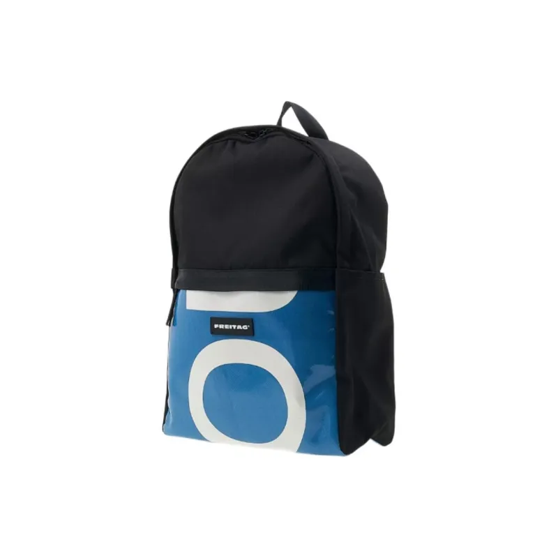 FREITAG Recycled PVC Backpack Men's Black & Blue-1