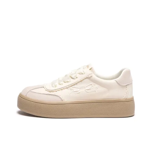 Hotwind Cream Lace Series Skateboard Shoes Women's