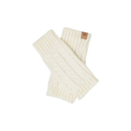 UGG Polyamide Knit Gloves Women's Ecru