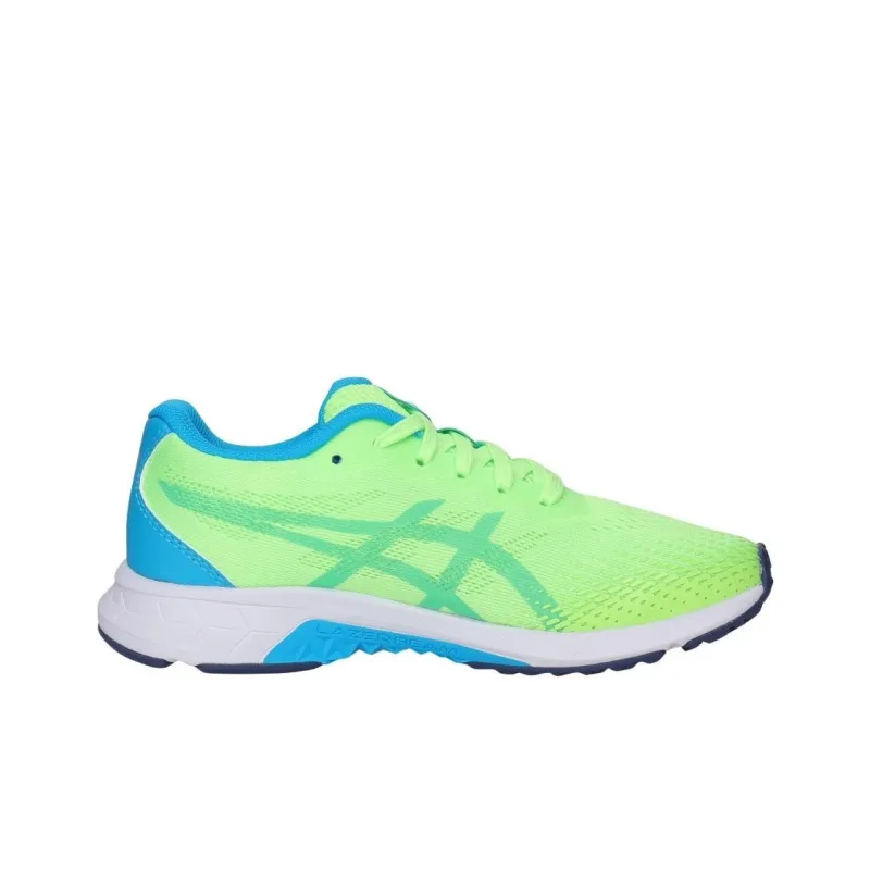Asics Laser Beam Slip Resistant Cushioning Low Top Kids Lifestyle Shoes Green Teenagers-1