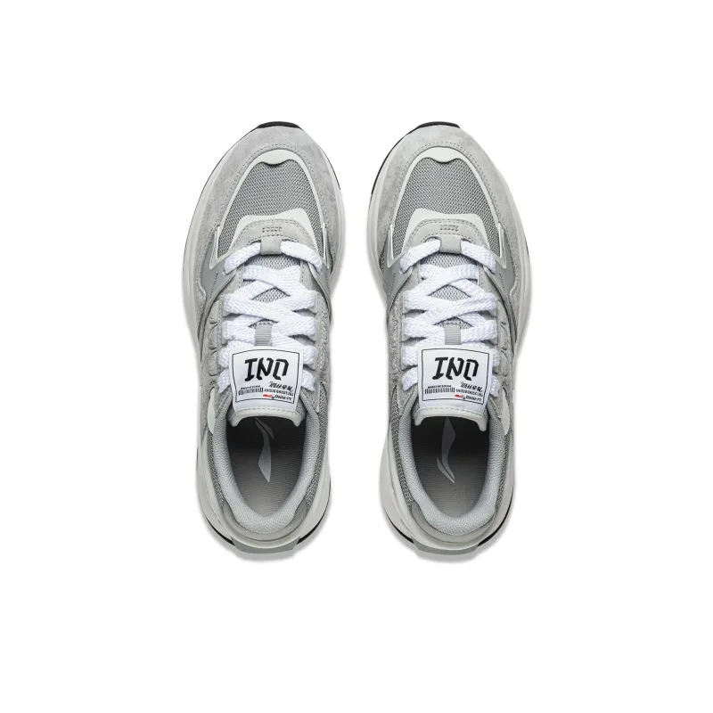 LiNing 001 Innocence V2 Lightweight Rebound Low-Top Casual Shoes Men's Gray-3