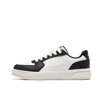 Erke Days And Lightweight Anti-Slip Low-Top Skateboard Shoes Women's Microcrystal White/Jet Black