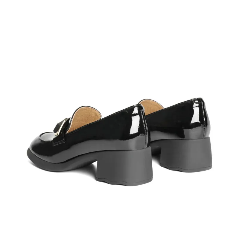 BELLE Loafers 4.5CM Women's Black-3