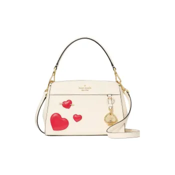 Kate Spade Cow Leather One Shoulder Handbags Small Size Women's Egg White Frost White