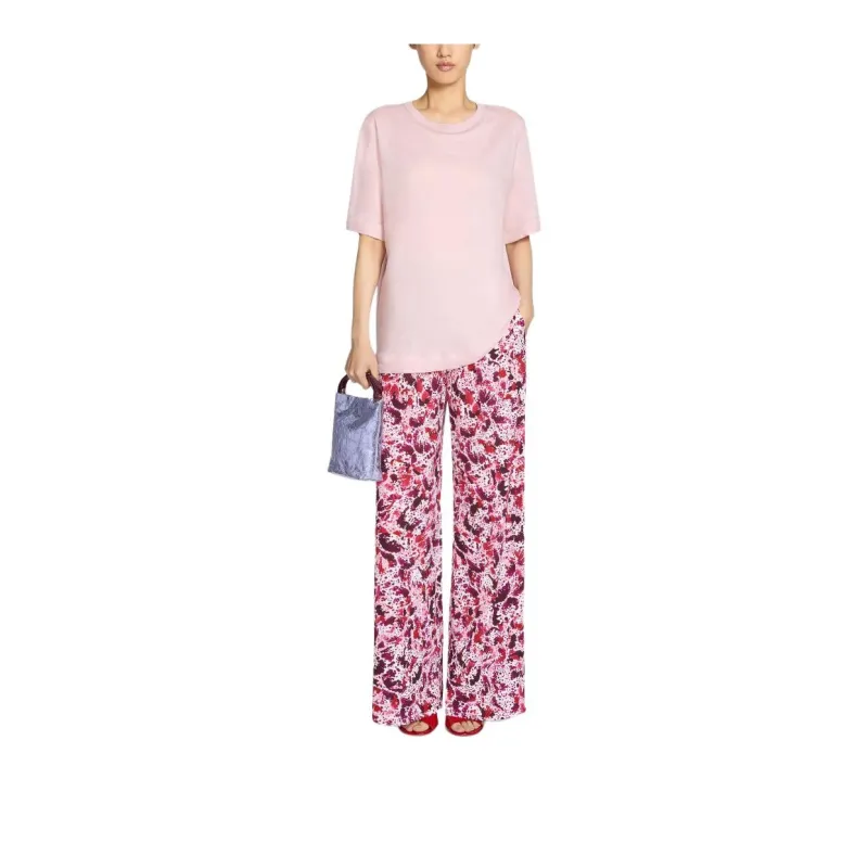 DRIES VAN NOTEN Graphic print Trousers-1