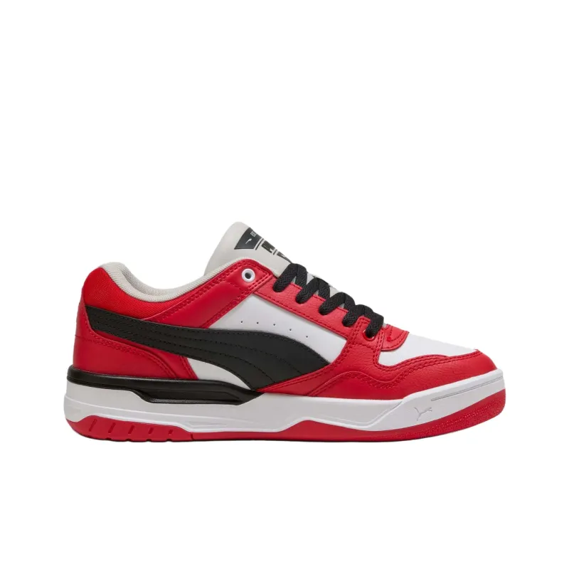 PUMA REBOUND Anti Slip Wear Resistant Low Top Skateboard Shoes Men's Red White-1