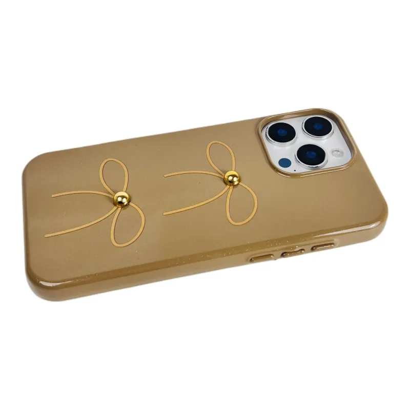 Wei Xin TPU Material Glitter Thread Bowknot Phone Cases Compatible With IPhone 16/15 Pro Max/Apple 13/14 Pro/Max-11