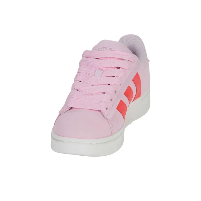 Adidas GRAND COURT ALPHA Durable Breathable Low Top Skateboard Shoes Women's Pink-3
