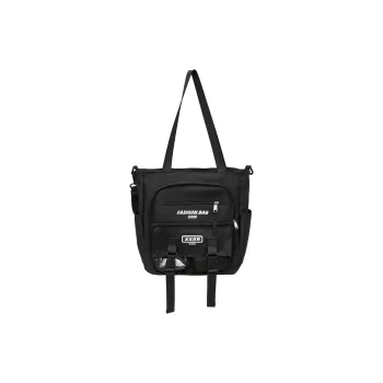 Travel Cotton Crossbody Bag Unisex Black/White/Khaki/Blue/Red