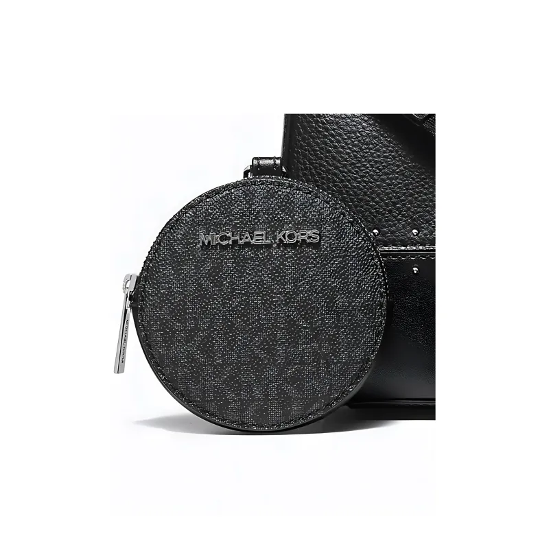 MICHAEL KORS Jet Set Travel PU Crossbody Bag Trumpets Women's Black-3