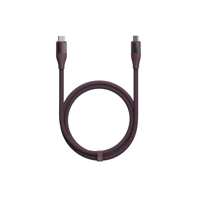 MI 6A Dual Type C High Speed Woven Cable 1 Meter Dual Type C Compatible With Xiaomi Apple Huawei Cell Phones Cables-3