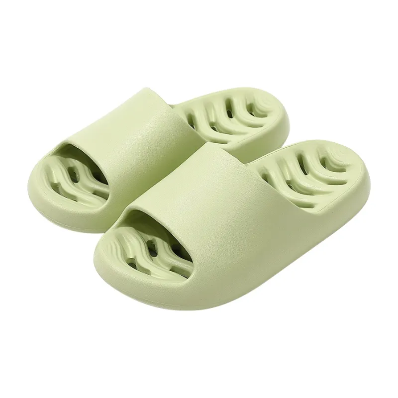 Foot Recreation Summer Comfortable Quiet Fishbone Slip Resistant Odor Resistant Comfortable Home Slippers-4