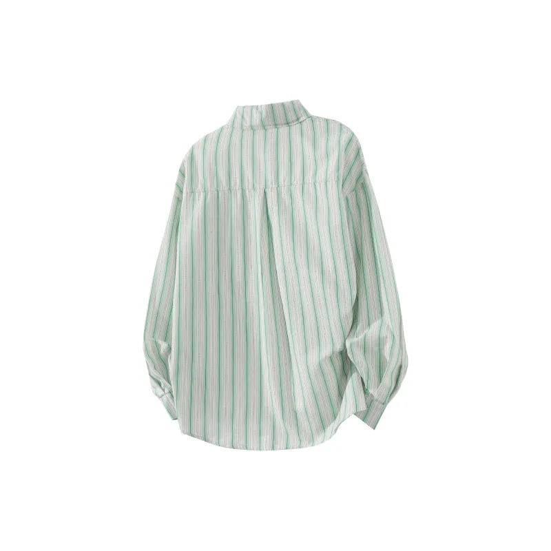 Tre Club Shirt Unisex White Green-1