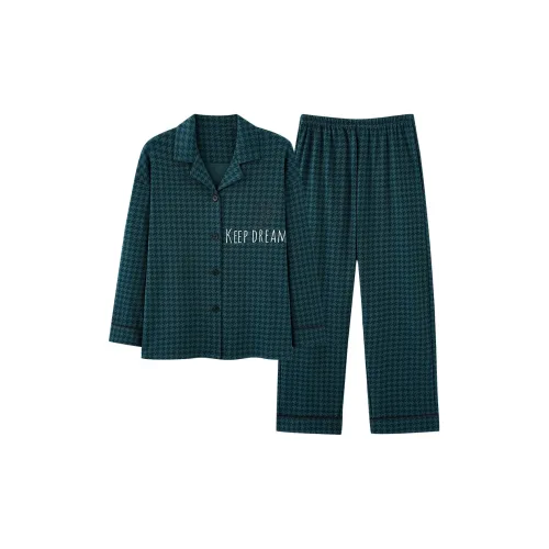 XIAFENYAN Pajama Set Women's Green