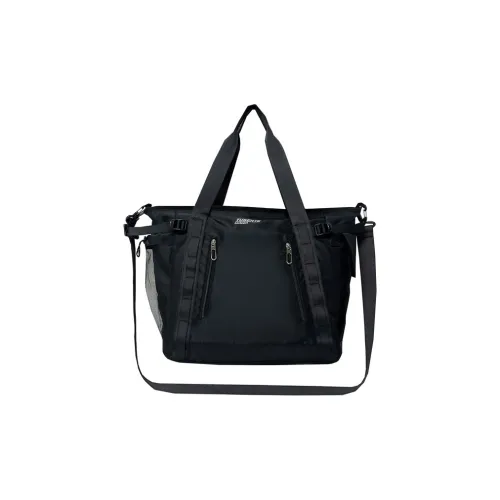 GOBLIN SHARKS 1759 Oxford Shoulder Bag Crossbody Bag Large Size Unisex Black/Dark Gray