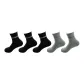 Black 3 Pack+Light Gray 2 Pack (5 Pack)