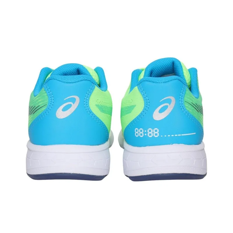 Asics Laser Beam Slip Resistant Cushioning Low Top Kids Lifestyle Shoes Green Teenagers-5