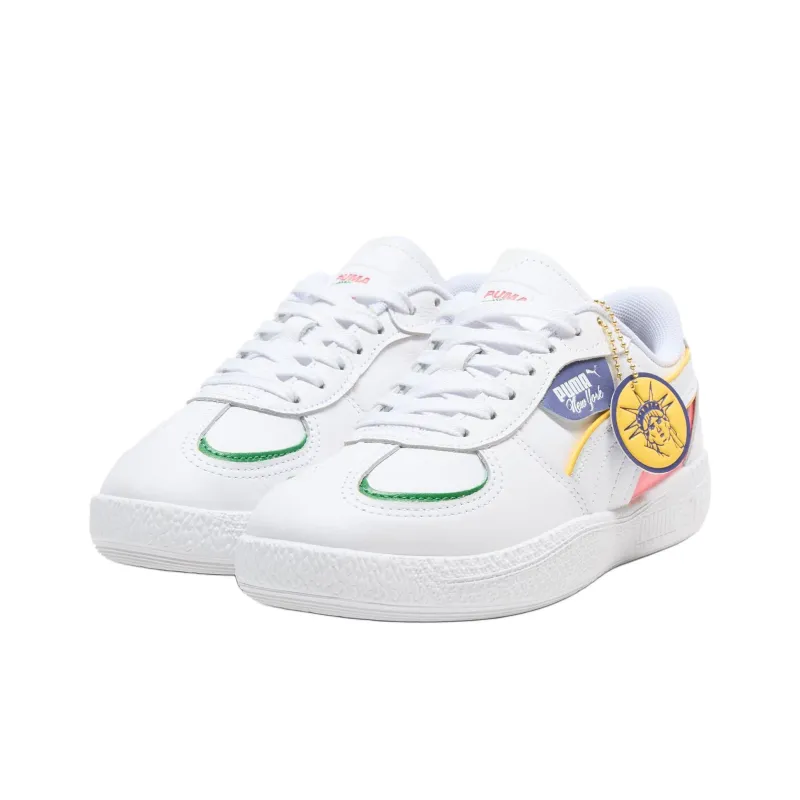PUMA Palermo Moda Anti Slip Wear Resistant Low Top Casual Shoes Women's White-2
