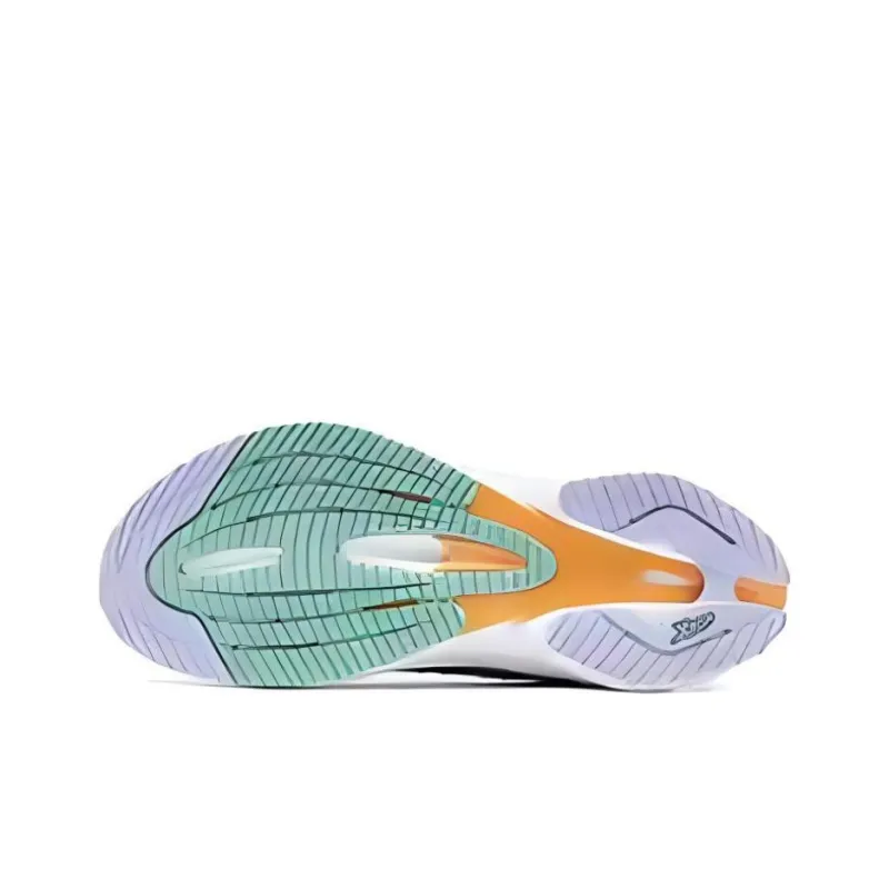 XTEP Speeding 3.0 Cushioning Breathable Lightweight Low Top Running Shoes Women's Green White-3