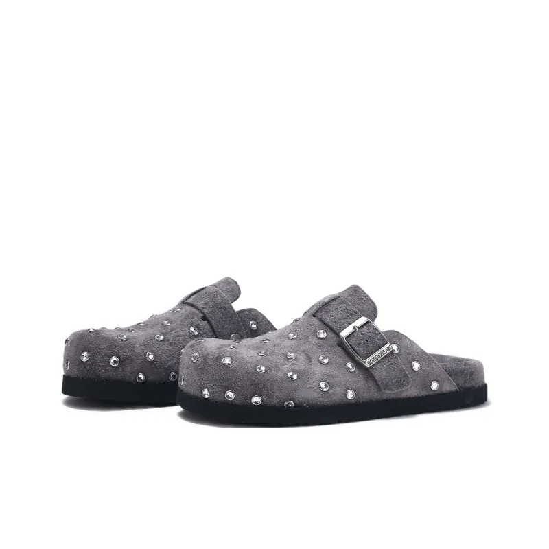 BELLALILY Abrasion Resistant Wrap toe Slippers Women's-2