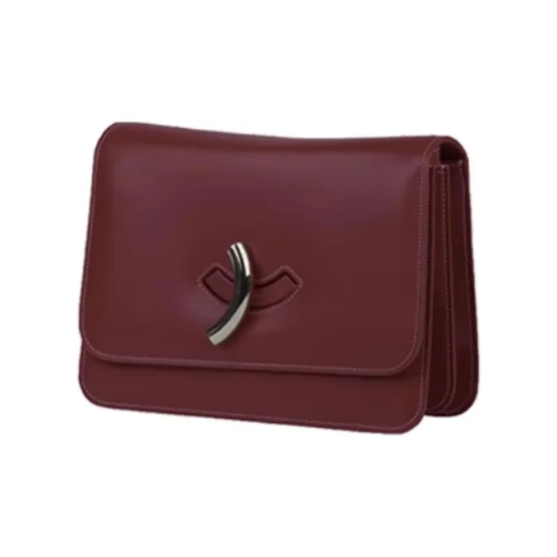 Little Liffner Cow Leather Shoulder Bag Small Size Women's Wine Red-1