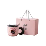 Black Cat Mug-Style B Big Head Cat[Gift Box Set]