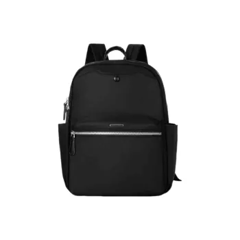 Tonlion Nylon Backpack Regular Women's Ecru/Black