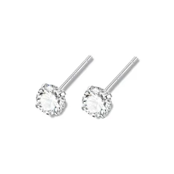 ETAHLOVE Sterling Silver Stud Earrings Unisex Birthday Surprise