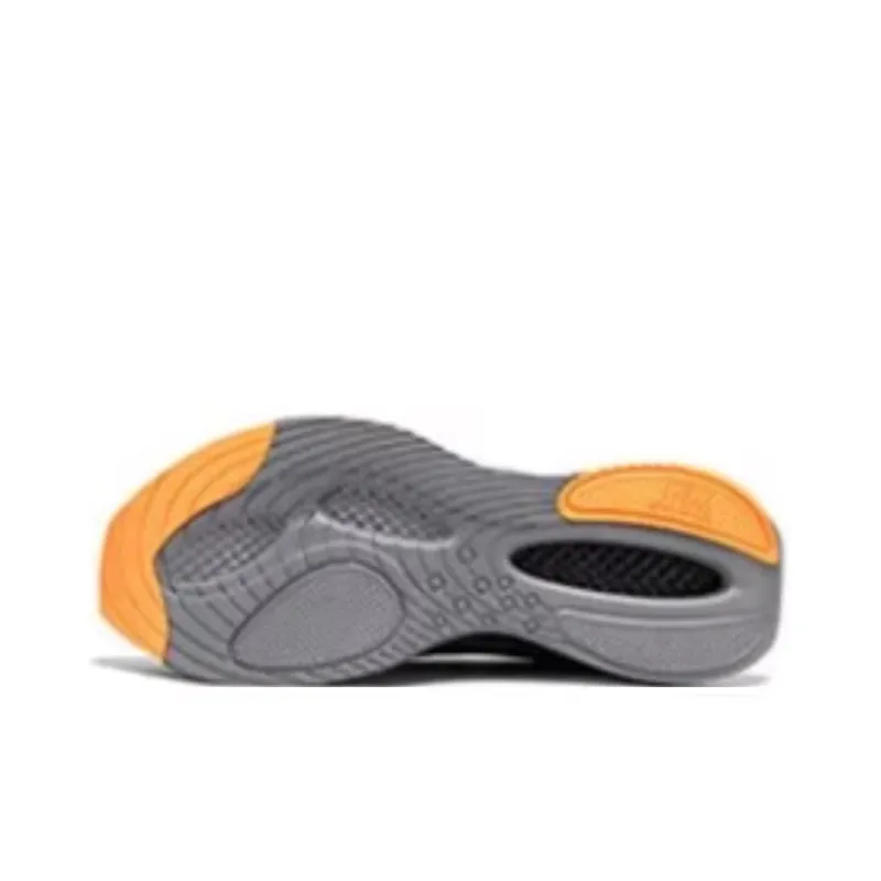 361° Anti Slip Wear Resistant Low Top Running Shoes Men's Black Orange-3