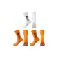 3 Pack (Orange 2+White 1)