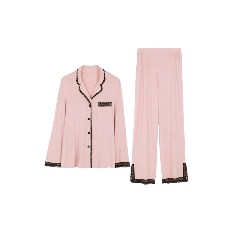 MADALLO Pajama Set Women's Light Pink-0