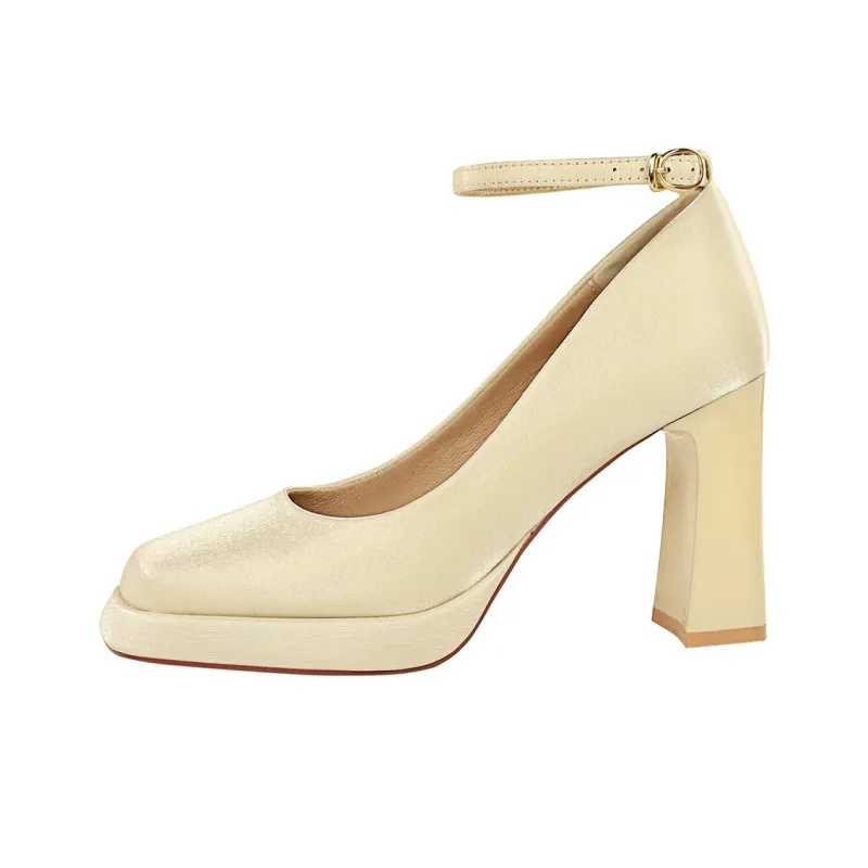 QITUMAUL Mary Jane Shoes 9cm Women's-9