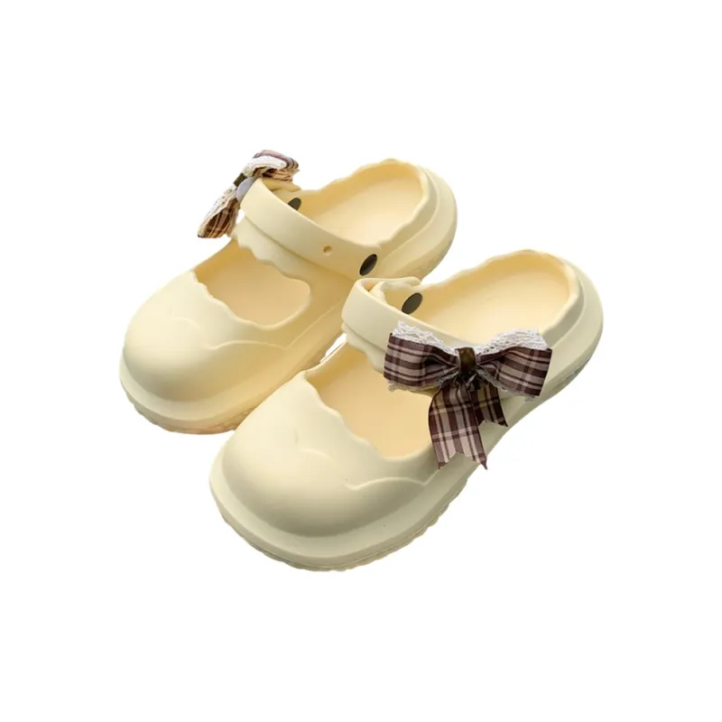 Thin Strips Slippers Women's, Ivory-6