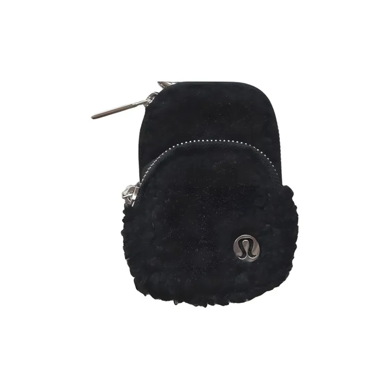 Lululemon Textured Brushed Coin Purse Extra Small Unisex Black-2