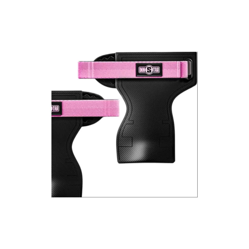 INNSTAR Power Lacing Protective Palm Guards Barbie Pink Rubber NBR Steel Adults-2