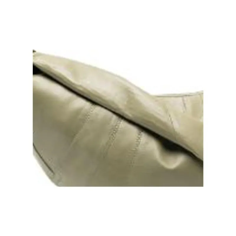 Lemaire Leather Croissant Bag Goat Horn Bag Slogan Bag Shoulder Bag Crossbody Bag Large Size Unisex Mint Green-3
