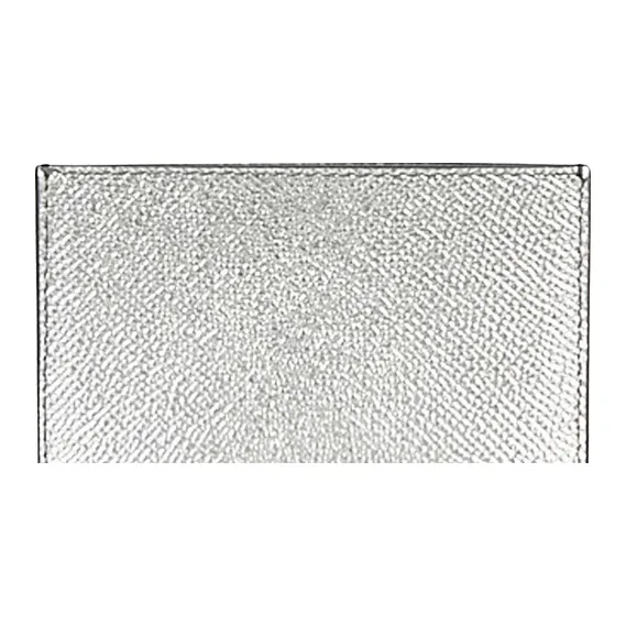 GIVENCHY Leather Card Holder Regular Women's Silver-4