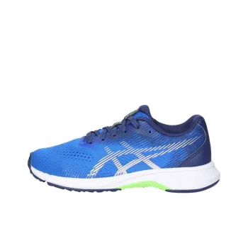 Asics Laser Beam Slip Resistant Cushioning Low Top Kids Lifestyle Shoes Blue Teenagers