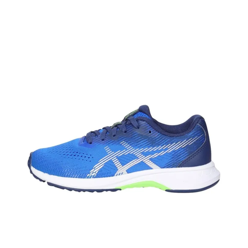 Asics Laser Beam Slip Resistant Cushioning Low Top Kids Lifestyle Shoes Blue Teenagers-0