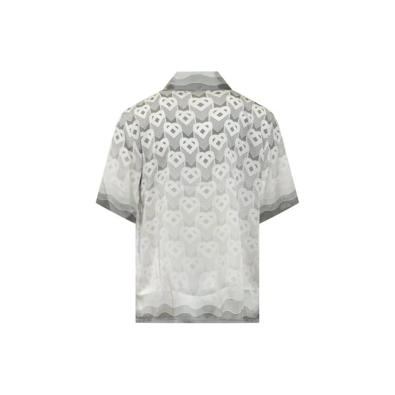 CASABLANCA Short Sleeve Cuban Collar Shirt-1