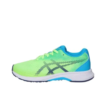 Asics Laser Beam Slip Resistant Cushioning Low Top Kids Lifestyle Shoes Green Teenagers