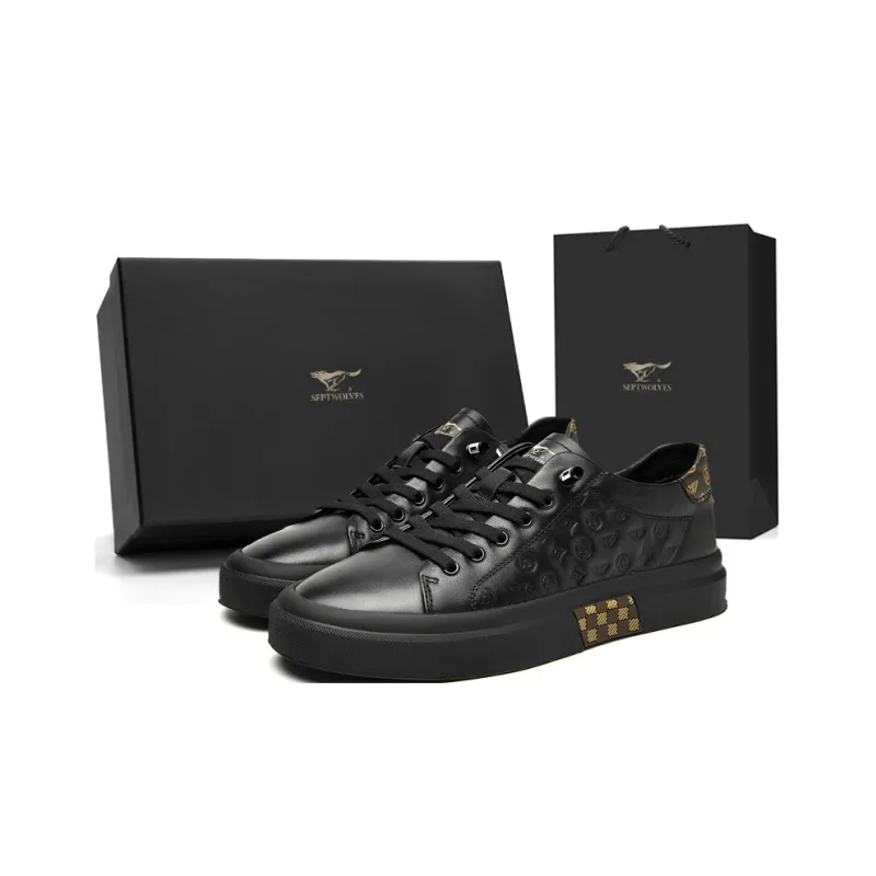 SEPTWOLVES Low Top Skateboard Shoes Men's-0