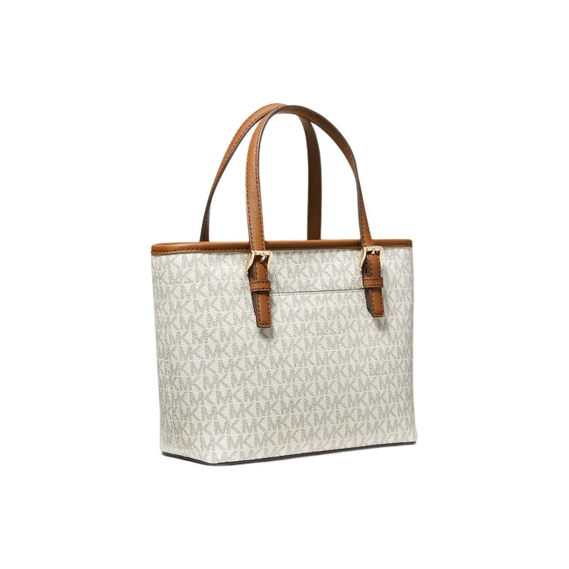 MICHAEL KORS Jet Set Travel Extra Small Logo Top Zip Tote Bag-1